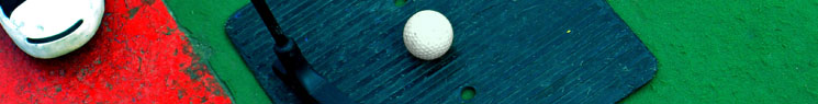 Minigolf banner